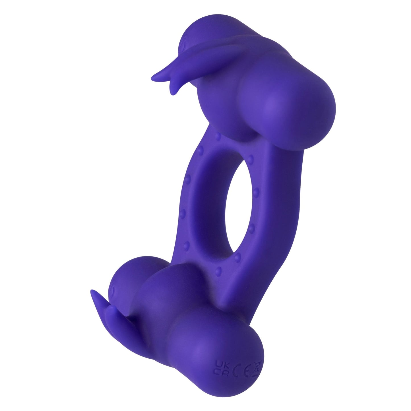 Silicone Rechargeable Triple Orgasm Enhancer - Purple - Time4Task2Toys