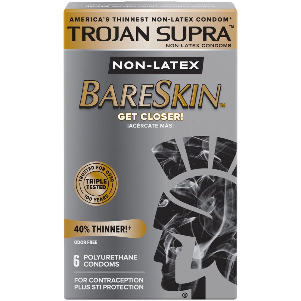 Trojan Supra Bareskin Non - Latex - 6 Pack - Time4Task2Toys