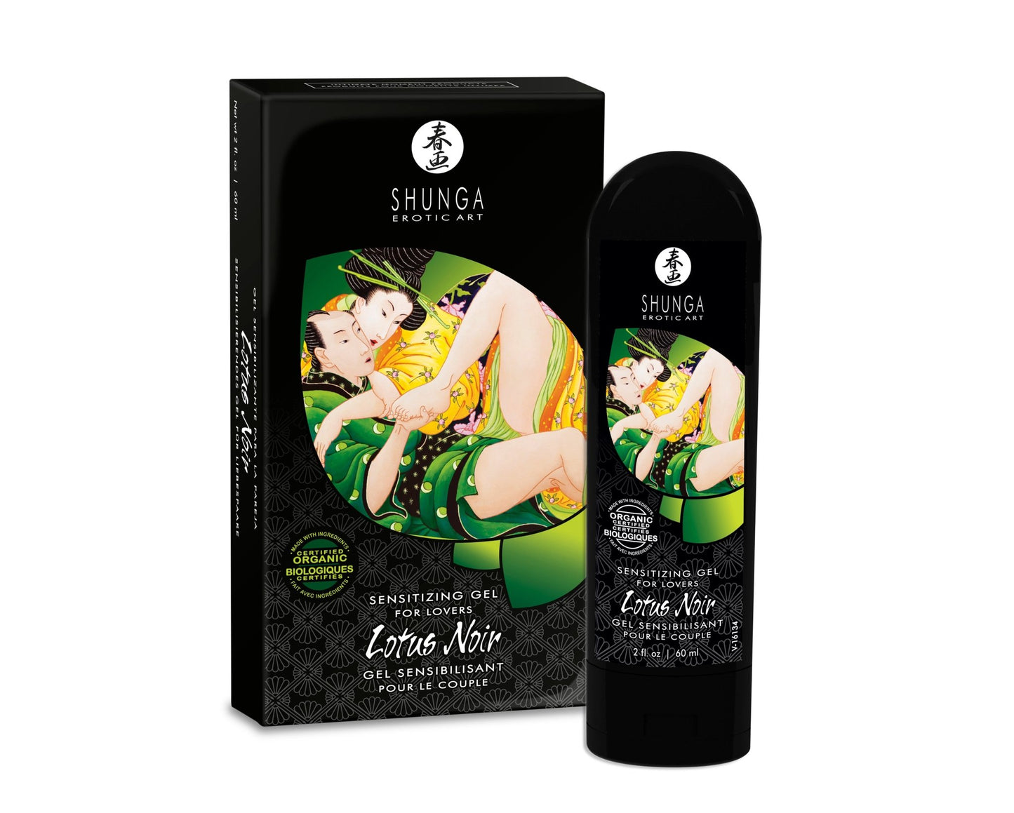 Lotus Noir - Sensitizing Gel for Lovers - 2 Fl. Oz. / 60 ml - Time4Task2Toys
