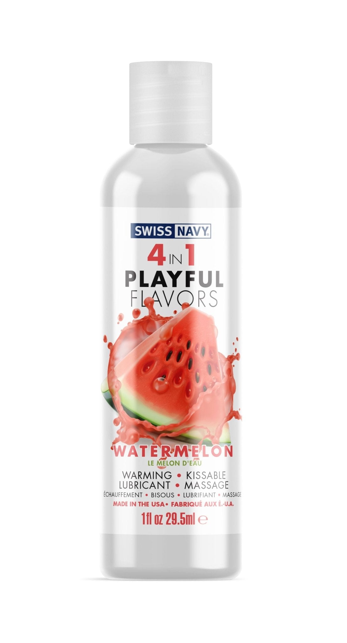 Swiss Navy 4 - in - 1 Playful Flavors - Watermelon 1 Oz - Time4Task2Toys