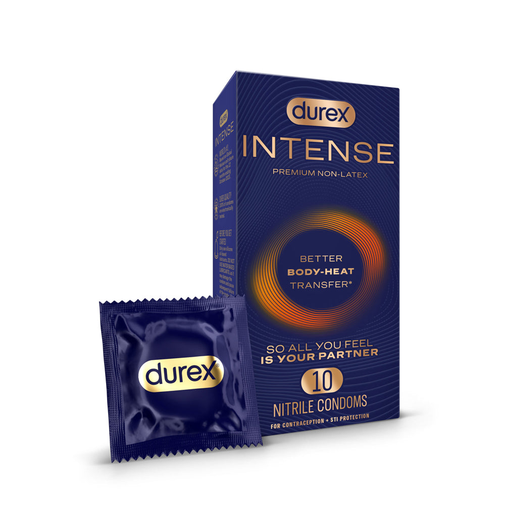 "Durex Intense Nitrile Condoms 10 Pack PM99575"
