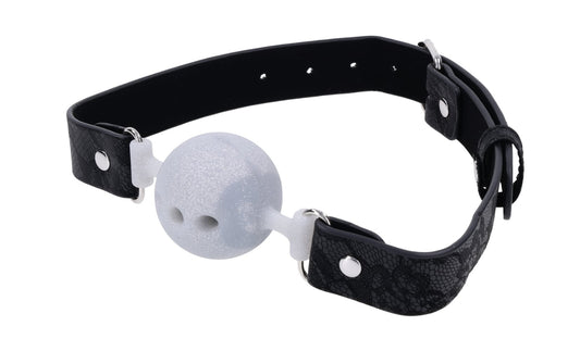 "Lace Silicone Breathable Ball Gag SS10112"