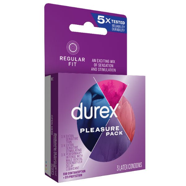 Durex Pleasure Pack - 3 Pack - Time4Task2Toys