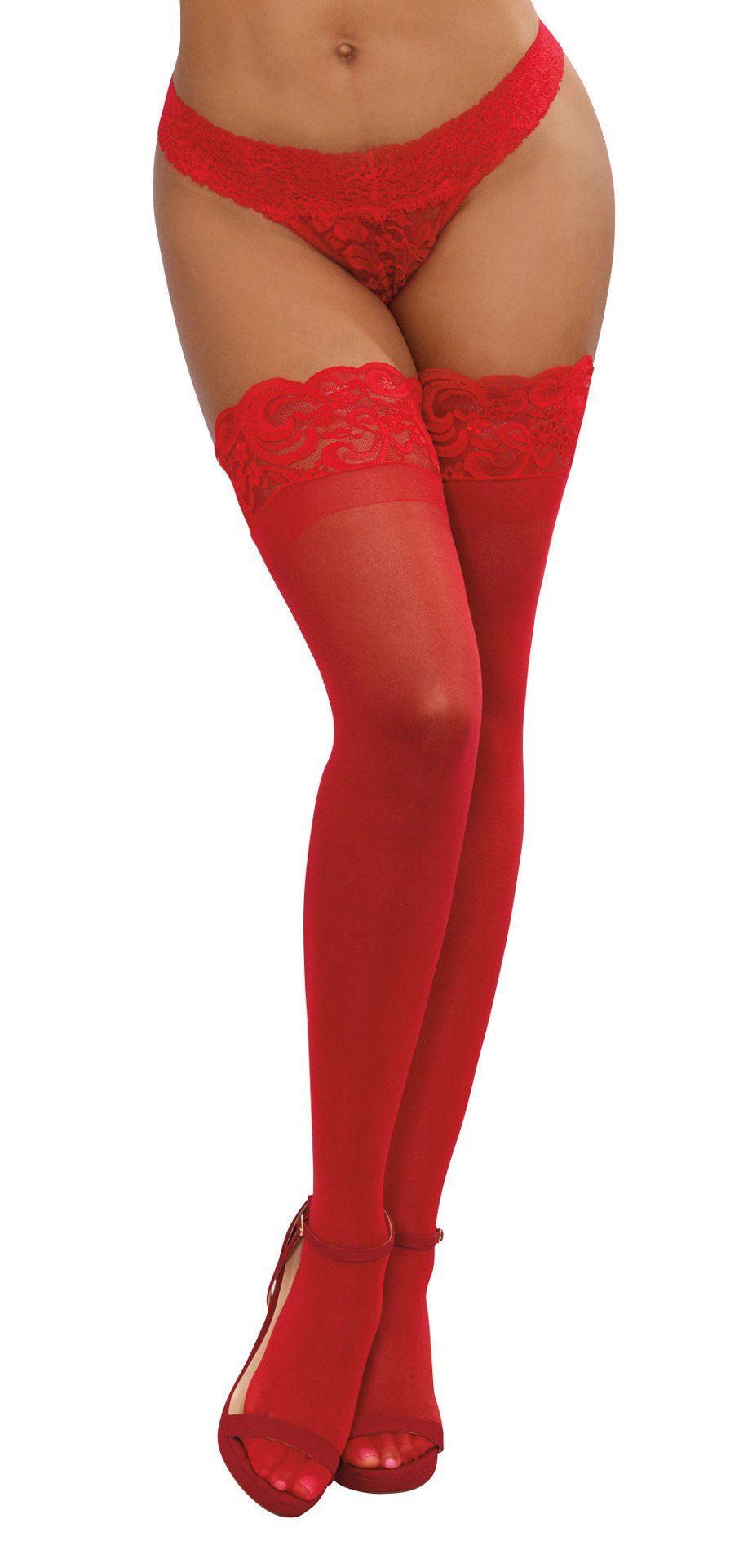 Thigh High - One Size - Red - Time4Task2Toys