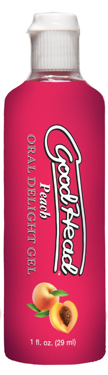 Goodhead - Oral Delight Gel - Peach - 1 Oz. - Bulk - Time4Task2Toys