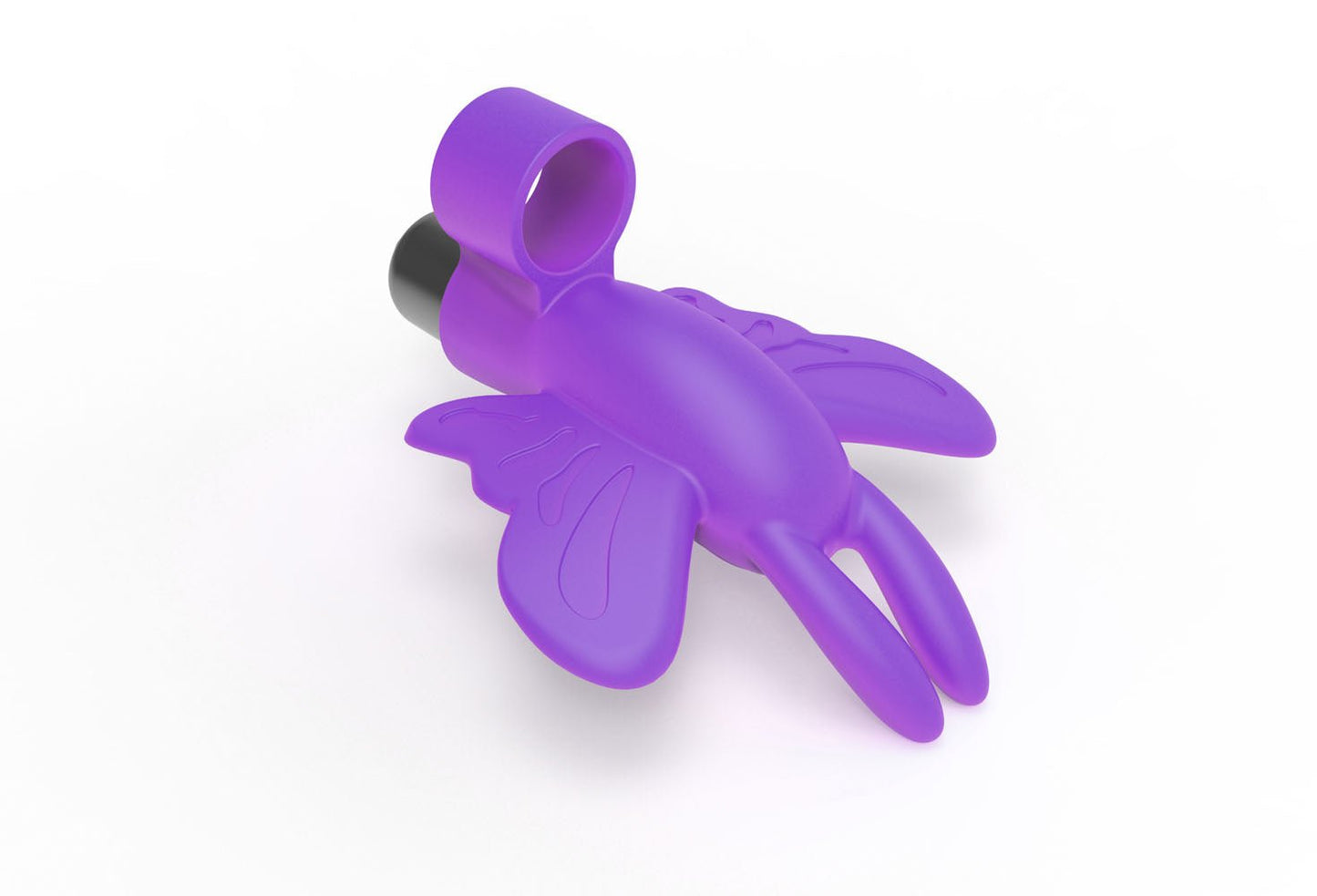 The 9's Flirt Finger Butterfly Finger Vibrator - Purple - Time4Task2Toys