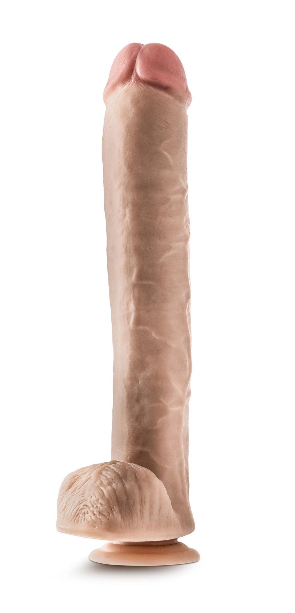 Dr. Skin - Dr. Michael - 14 Inch Dildo With Balls - Beige - Time4Task2Toys