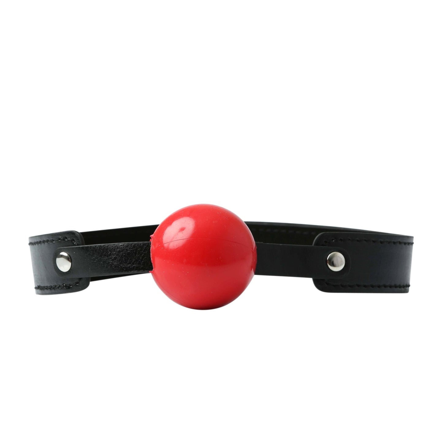 Sex and Mischief Solid Ball Gag - Red - Time4Task2Toys