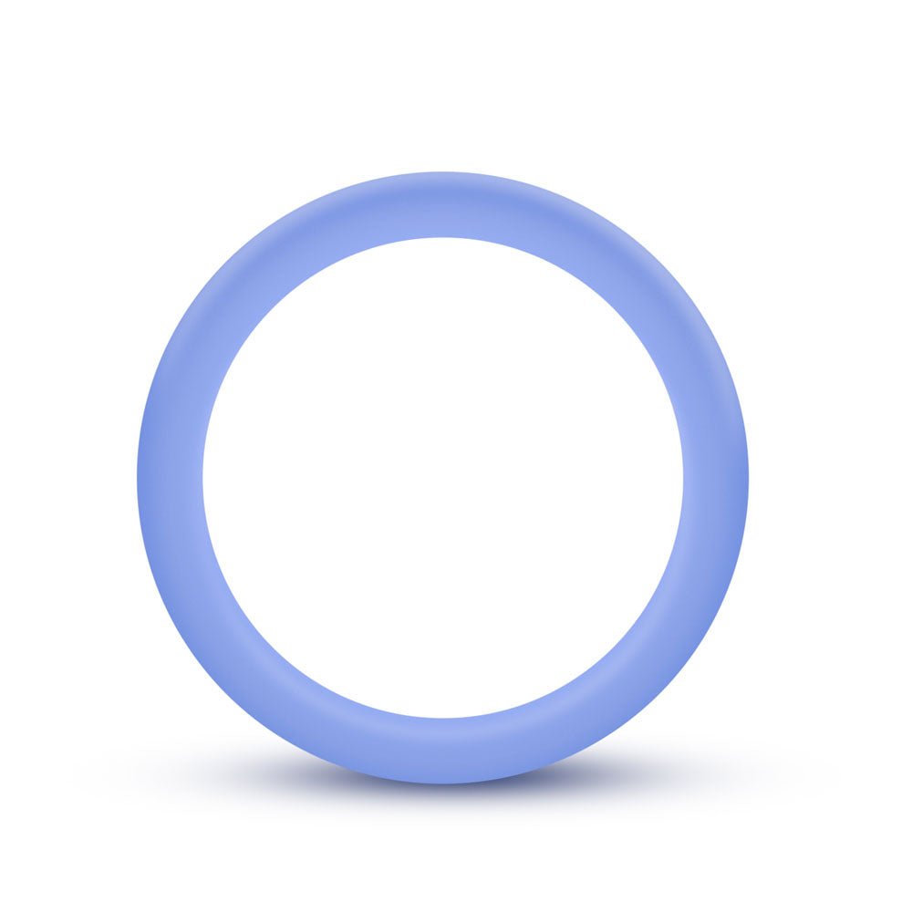Performance - Silicone Glo Cock Ring - Blue Glow - Time4Task2Toys