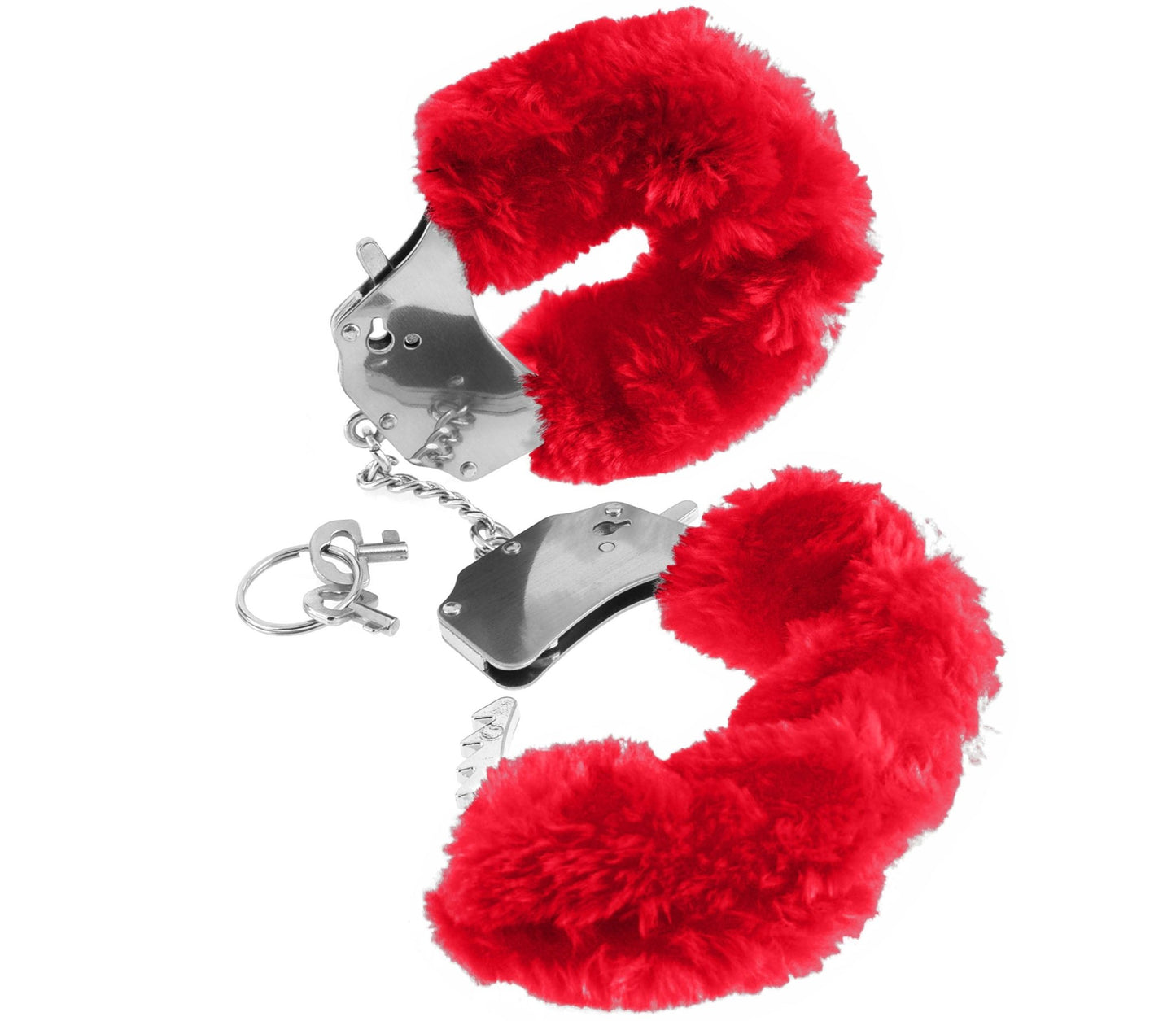 Fetish Fantasy Series Furry Cuffs - Red - Time4Task2Toys