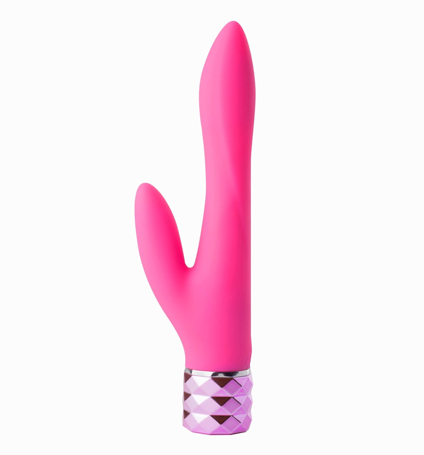 Victoria Crystal Gem Dual Vibrator - Pink - Time4Task2Toys