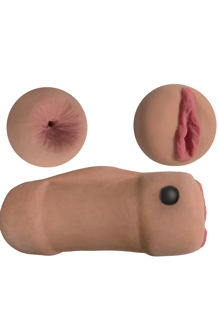 Mistress Double Stroker Callie and Chloe - Latte - Time4Task2Toys