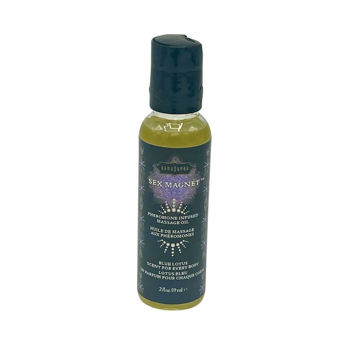 Sex Magnet Blue Lotus Pheromone Massage Oil 2 Fl - Time4Task2Toys