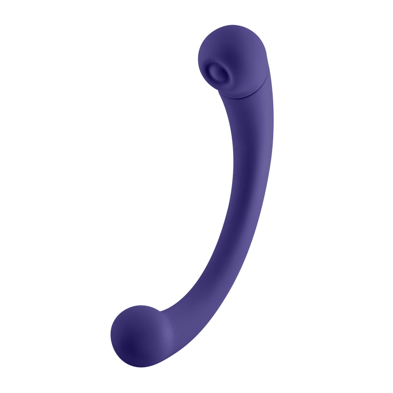 "Aluna Dual Stimulating Arc Vibrator - Dark Purple FF-1053-2D"
