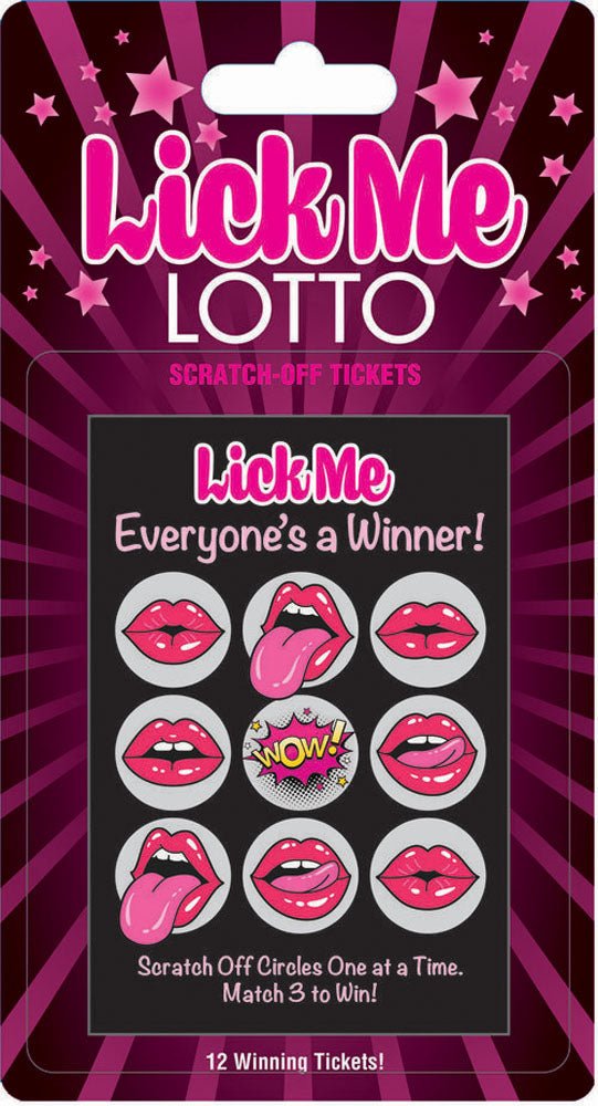 Lick Me Lotto 12 Winning Tickets! - Time4Task2Toys