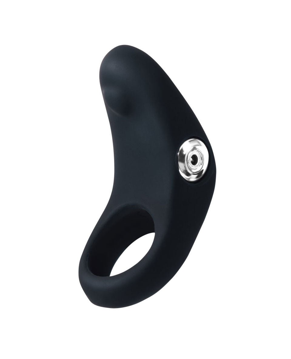 Rev Rechargeable Vibrating C - Ring - Black - Time4Task2Toys