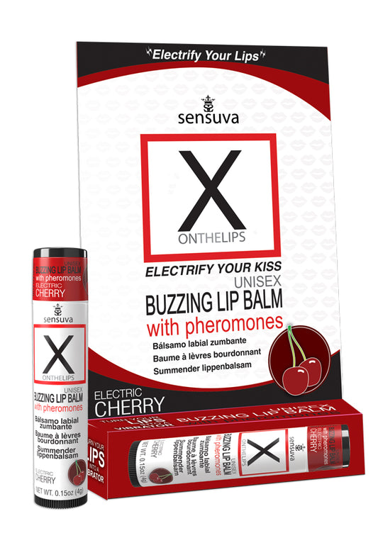 "X on the Lips With Pheromones Cherry SEN-VL204-ML"