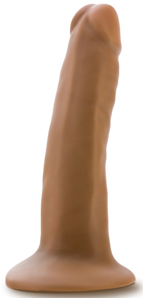 Dr. Skin Silicone - Dr. Lucas - 5 Inch Dong With Suction Cup - Mocha - Time4Task2Toys
