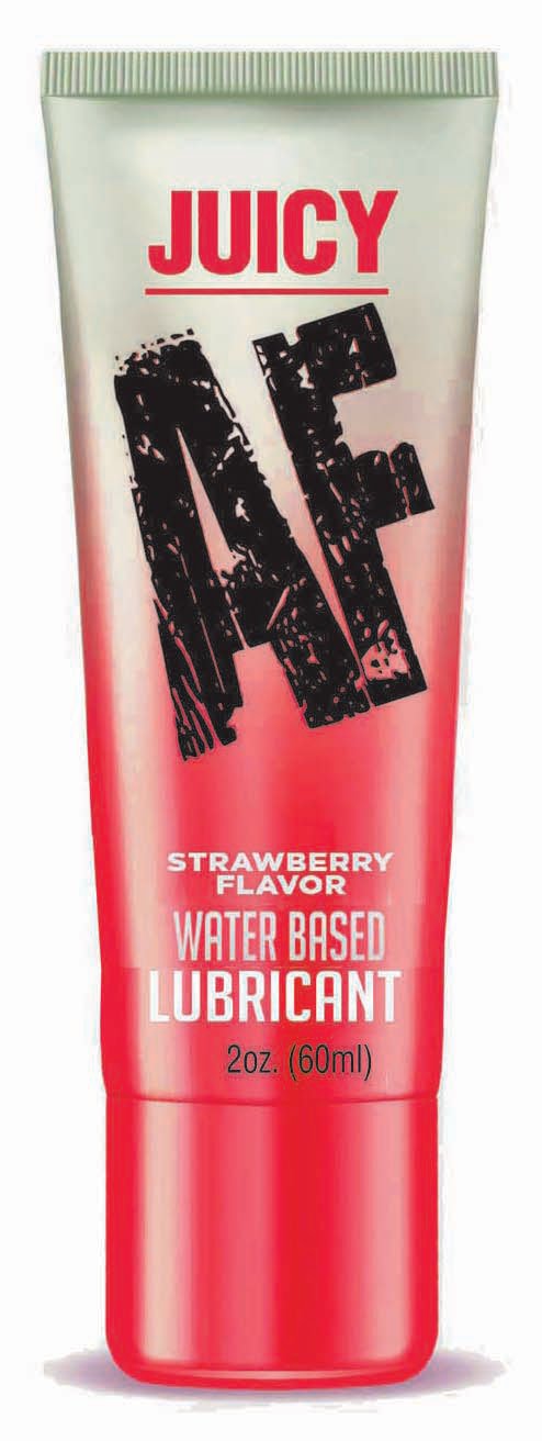 Juicy Af - Strawberry Water Based Lubricant - 2 Oz - Time4Task2Toys