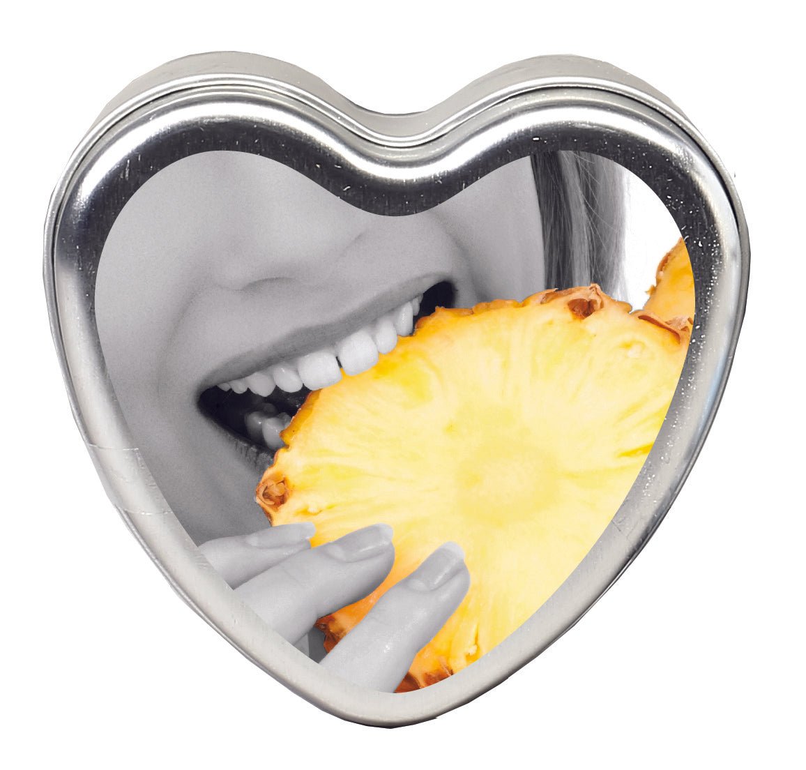 Edible Heart Candle - Pineapple - 4oz - Time4Task2Toys