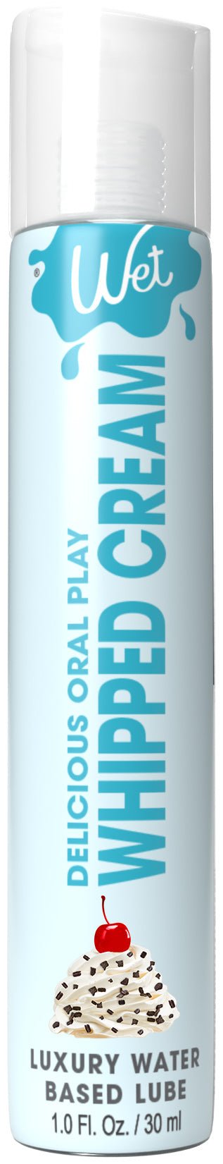 Wet Delicious Oral Play - Whipped Cream - Waterbased Flavored Lubricant 1 Oz - Time4Task2Toys