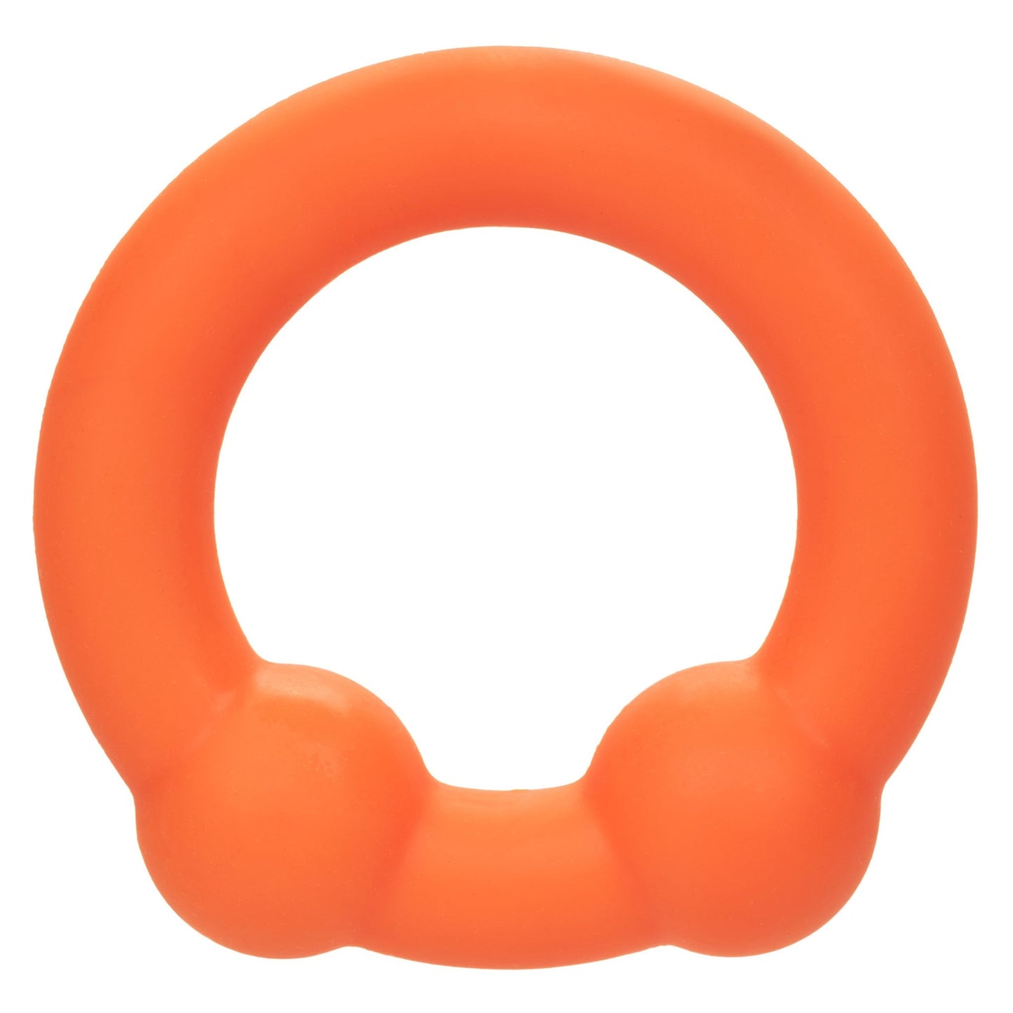 Alpha Liquid Silicone Dual Ball Ring - Orange Orange - Time4Task2Toys