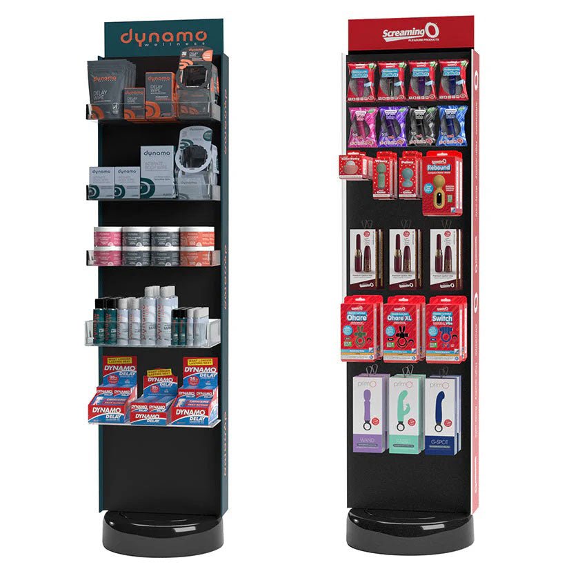 Screaming O and Dynamo Wellness New Product Floor Display - Time4Task2Toys