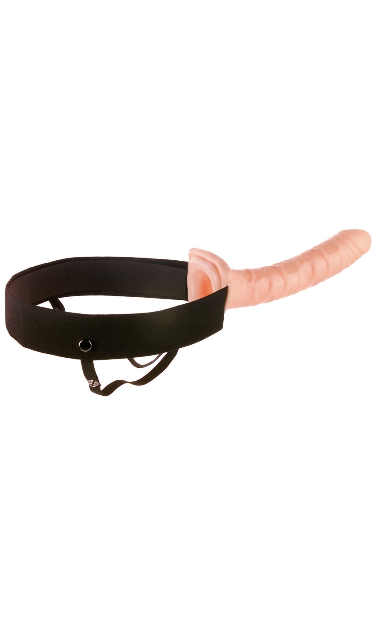 Fetish Fantasy Series 10 Inch Hollow Strap - on - Flesh - Time4Task2Toys