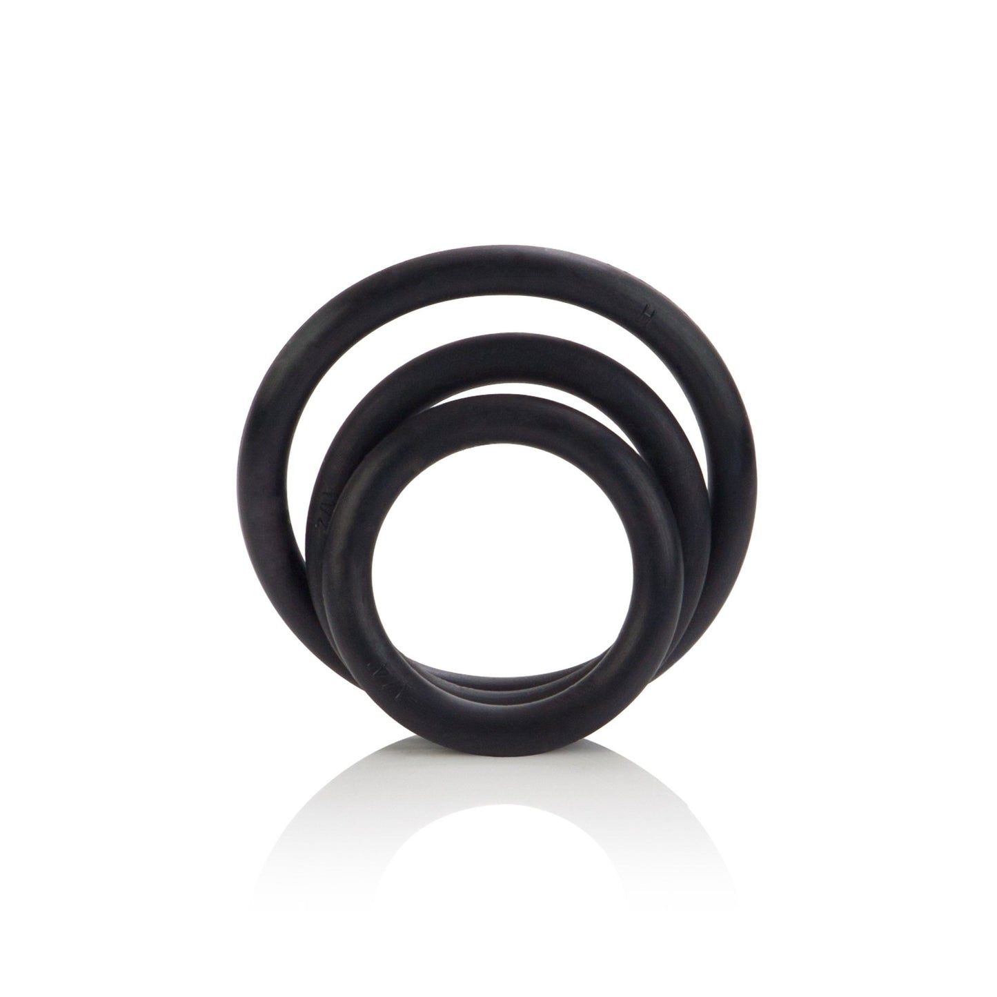 Rubber Ring 3 Piece Set - Black - Time4Task2Toys