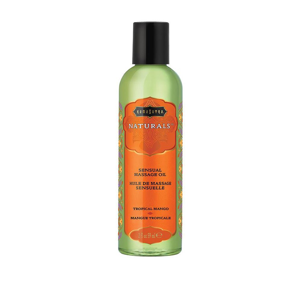 Naturals Massage Oil - Tropical Mango - 2 Fl Oz (59 ml) - Time4Task2Toys