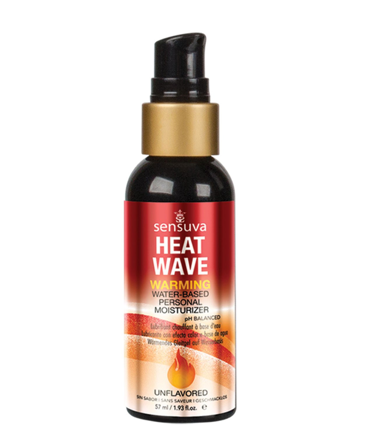 Heat Wave Natural Water - Based Warming Lubricant 2oz - Time4Task2Toys