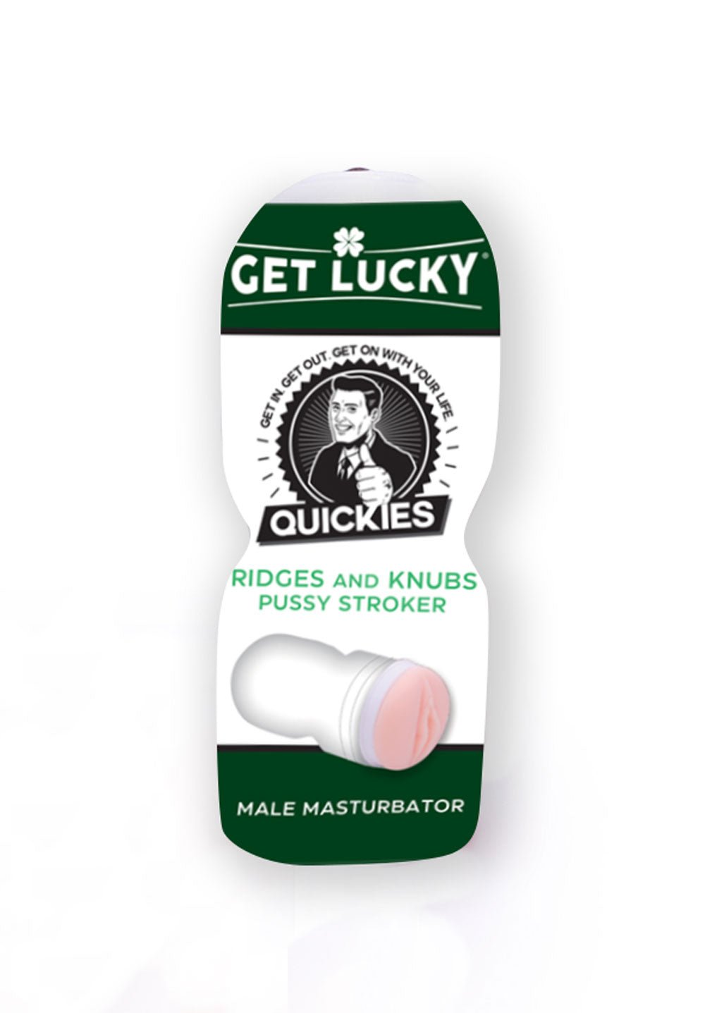 Get Lucky Quickies Ridges and Knubs Pussy Stroker - Time4Task2Toys