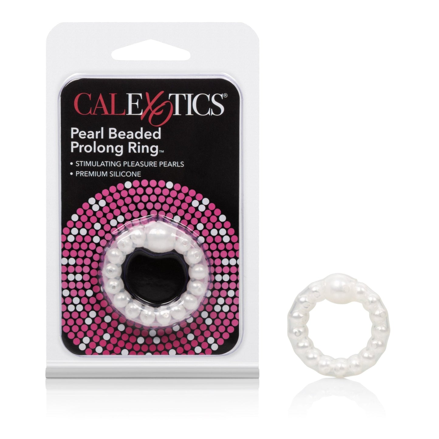 Pearl Beaded Prolong Rings - White - Time4Task2Toys