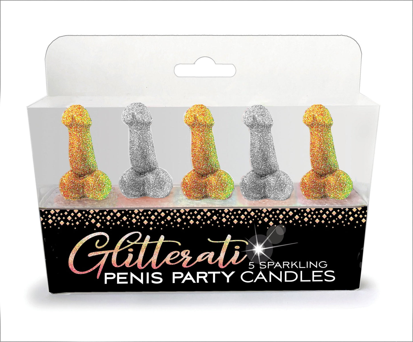 Glitterati Penis Party Candles - Time4Task2Toys