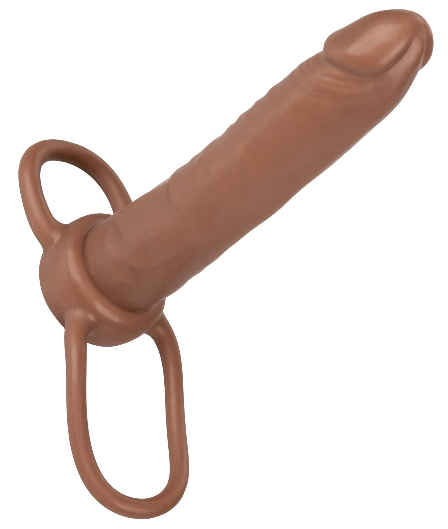Accommodator Dual Penetrator - Brown - Time4Task2Toys