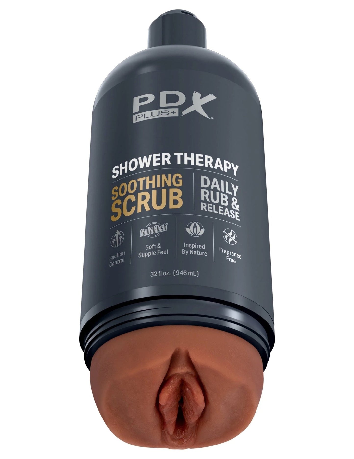 Shower Therapy - Soothing Scrub - Brown - Time4Task2Toys
