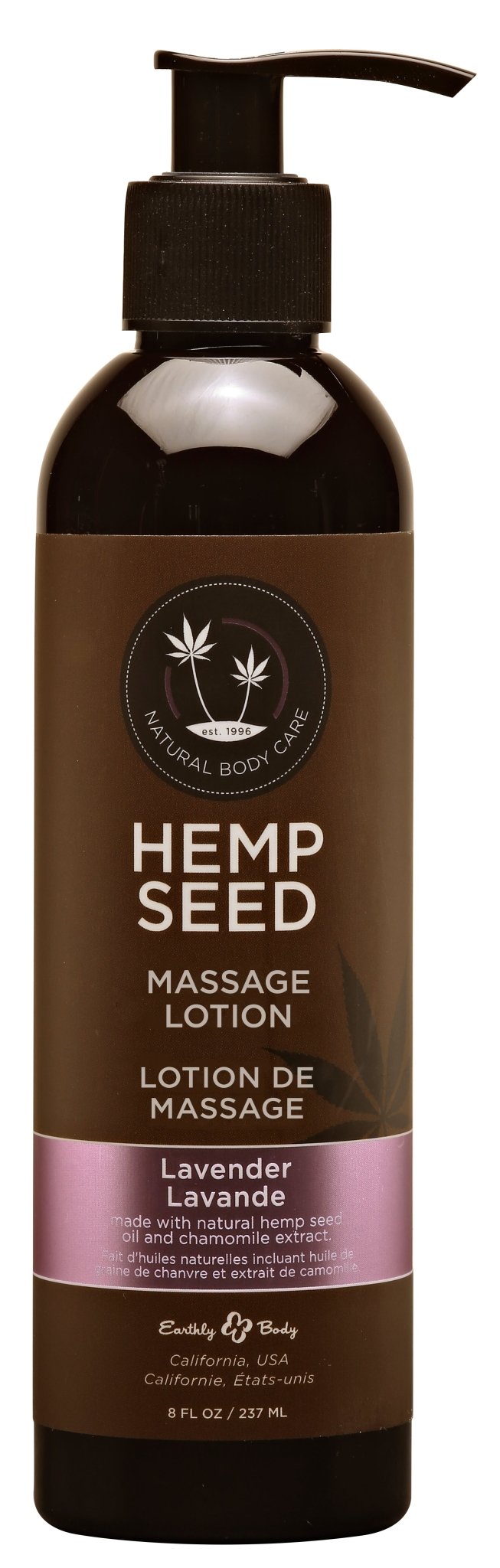 Hemp Seed Massage Lotion - Lavender - 8 Fl. Oz. / 237ml - Time4Task2Toys