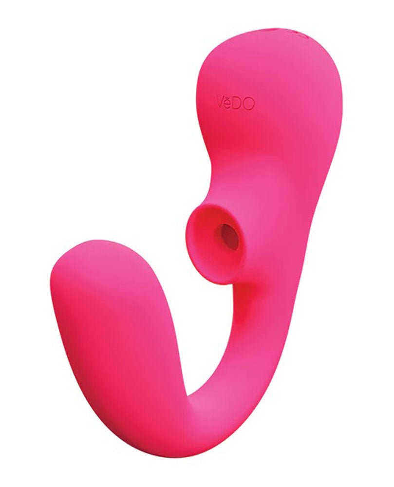 Suki Plus Rechargeable Dual Sonic Vibe - Foxy Pink - Time4Task2Toys
