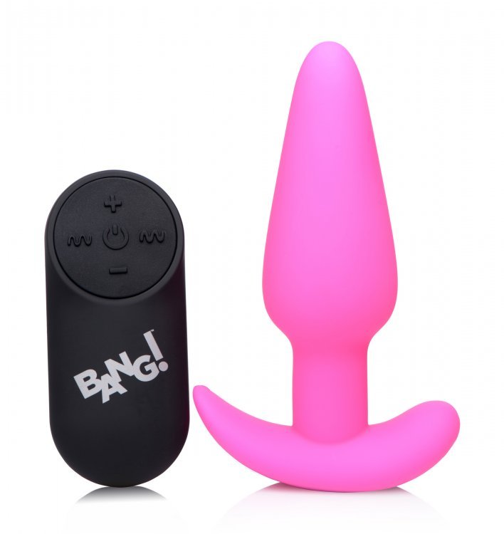 21x Silicone Butt Plug With Remote - Pink - Time4Task2Toys