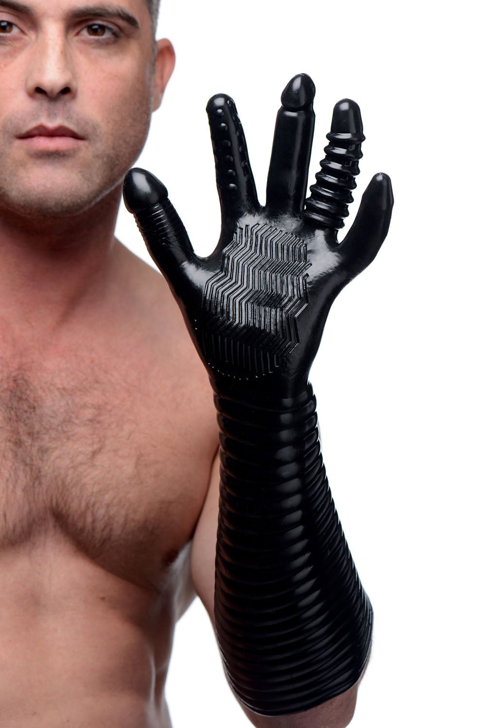 Pleasure Fister Textured Fisting Glove - Time4Task2Toys