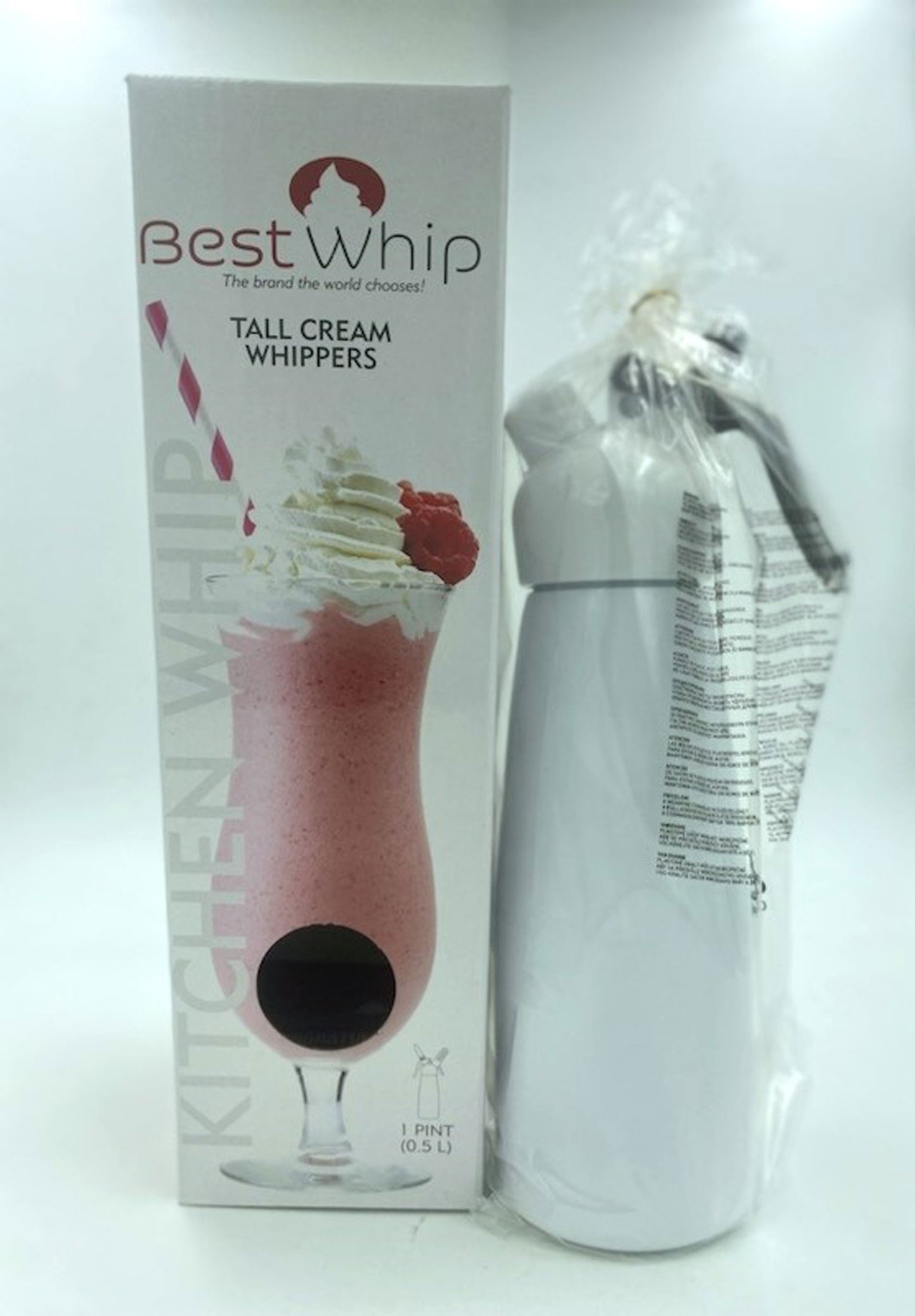 Tall Cream Whipper 1 Pint - White - Time4Task2Toys