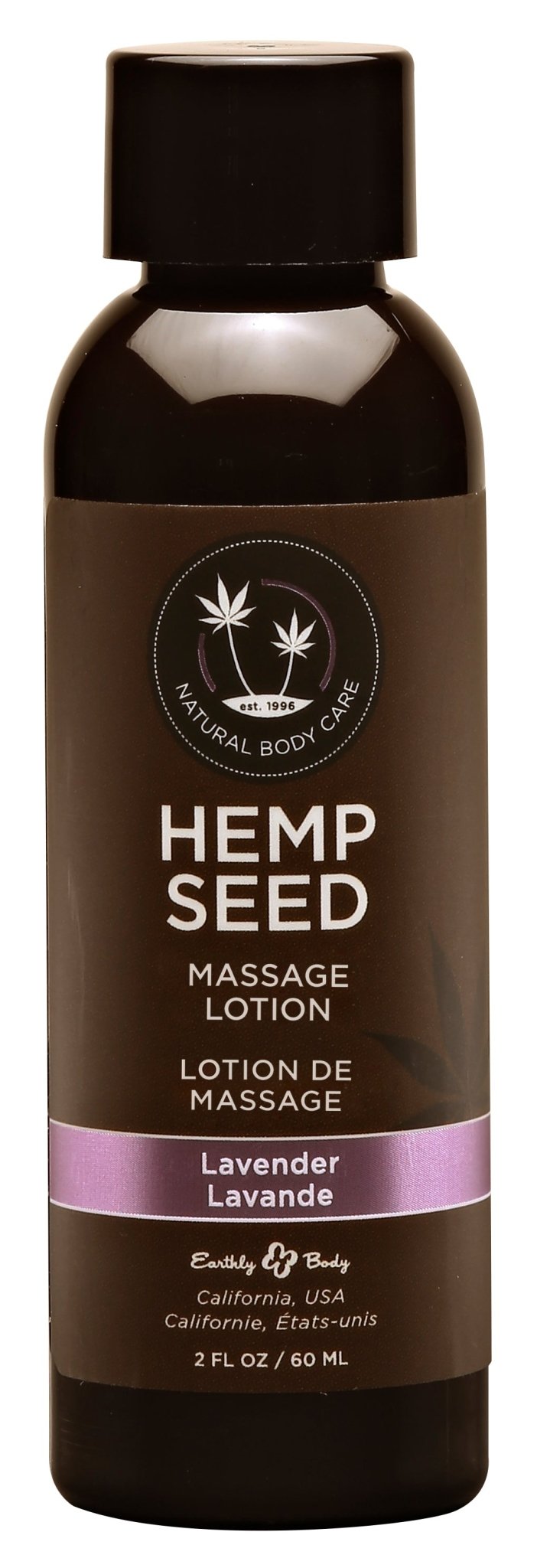 Hemp Seed Massage Lotion - Lavender - 2 Fl. Oz. / 60 ml - Time4Task2Toys