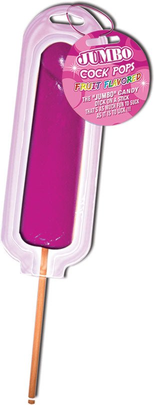 Jumbo Cock Pops Fruit Flavored - Cherry - Time4Task2Toys