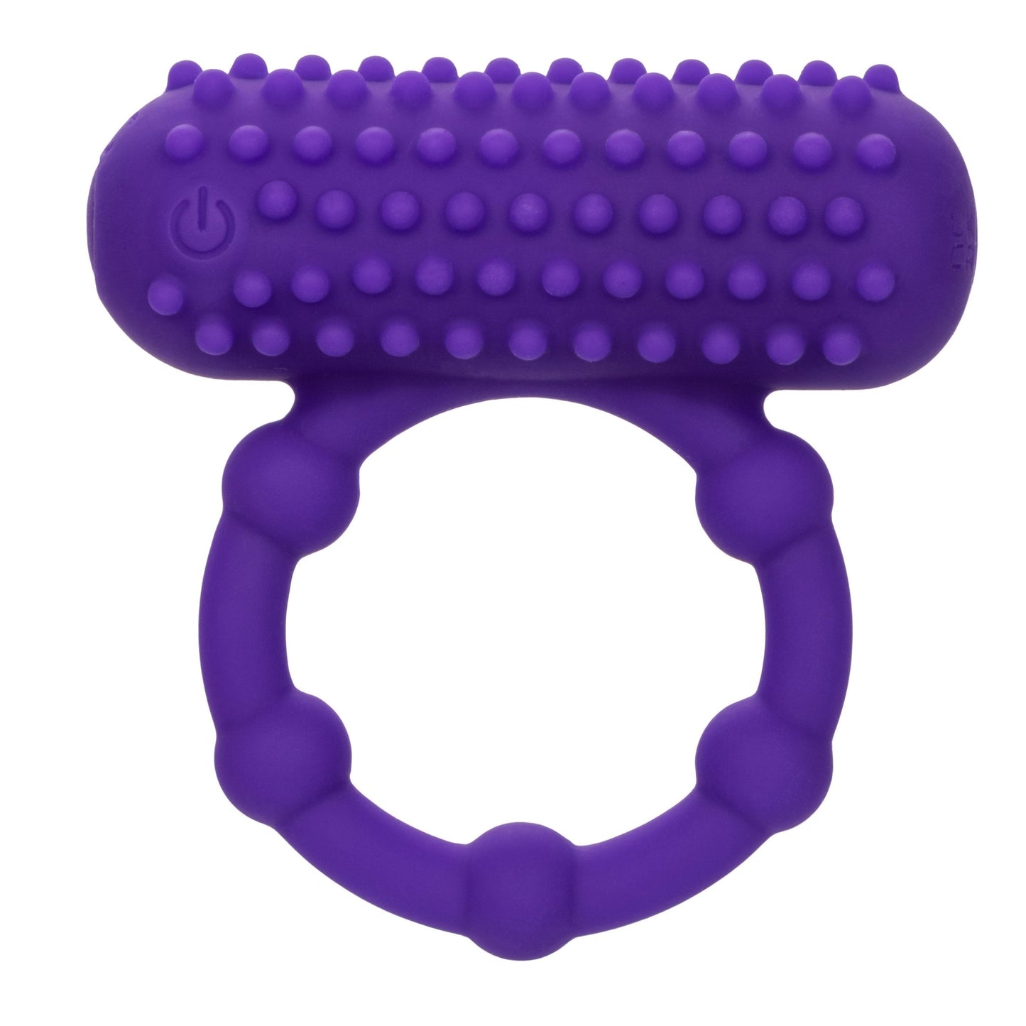 Silicone Rechargeable 5 Bead Maximus Ring - Purple - Time4Task2Toys