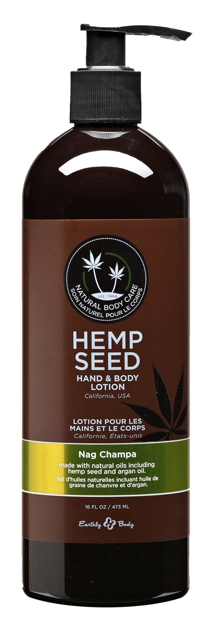 Hemp Seed Hand and Body Lotion - 16 Fl. Oz. - Nag Champa - Time4Task2Toys