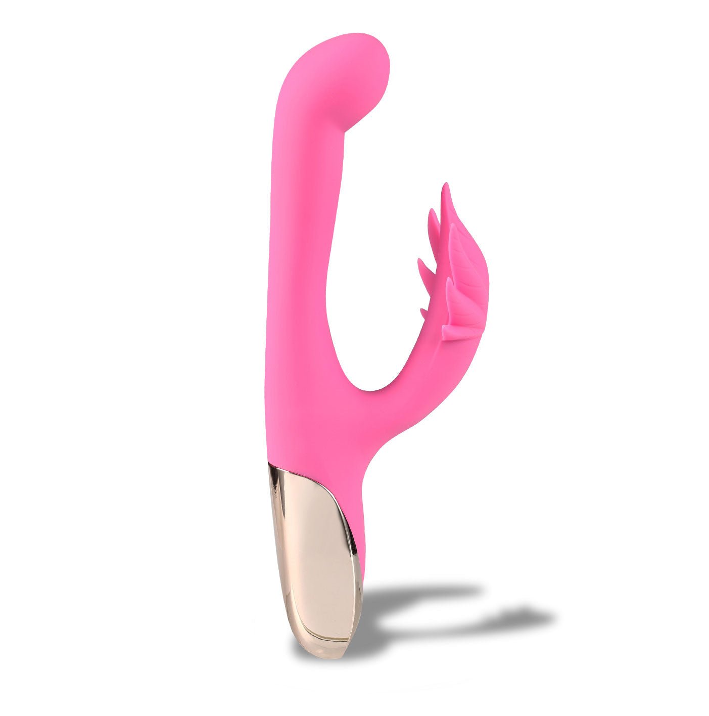 Maui 420 Series - Dual Motor G - Spot Pot Leaf - Rechargeable Vibrator - Pink - Time4Task2Toys