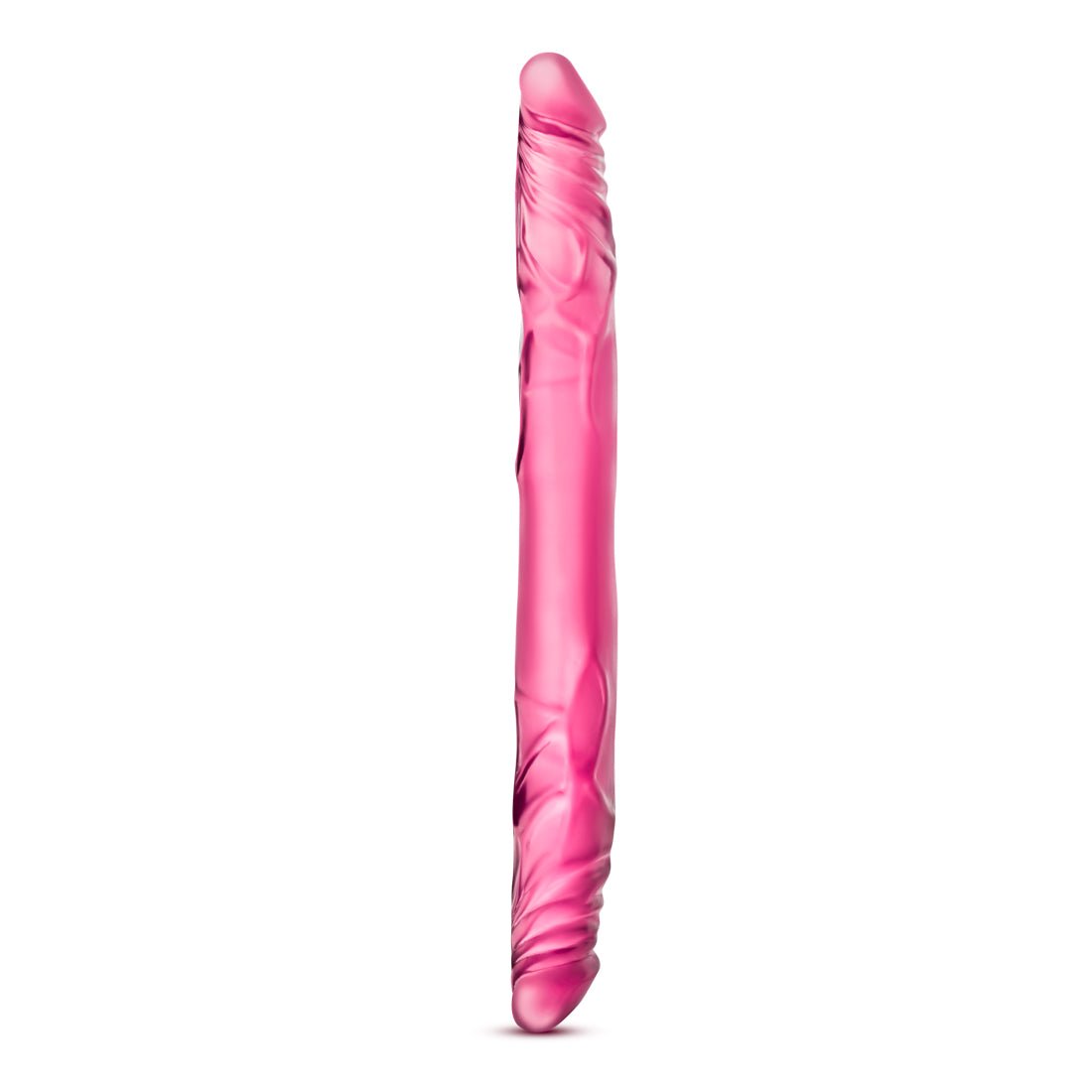 B Yours 14 Inch Double Dildo - Pink - Time4Task2Toys