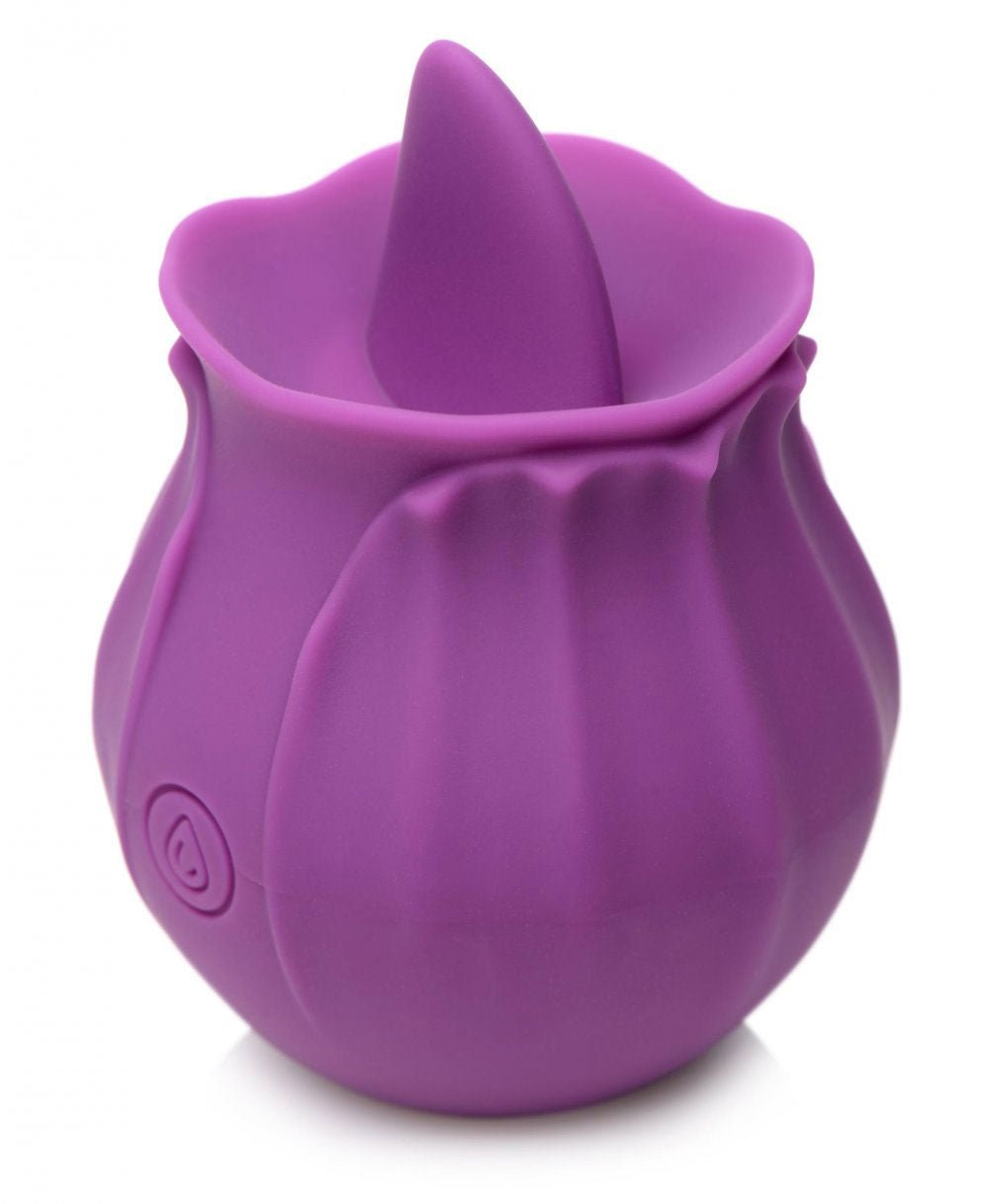 Inmi - Bloomgasm Wild Violet Licking Silicone Stimulator - Violet - Time4Task2Toys