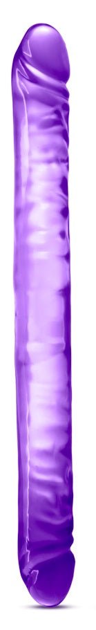 B Yours 18 Inch Double Dildo - Purple - Time4Task2Toys