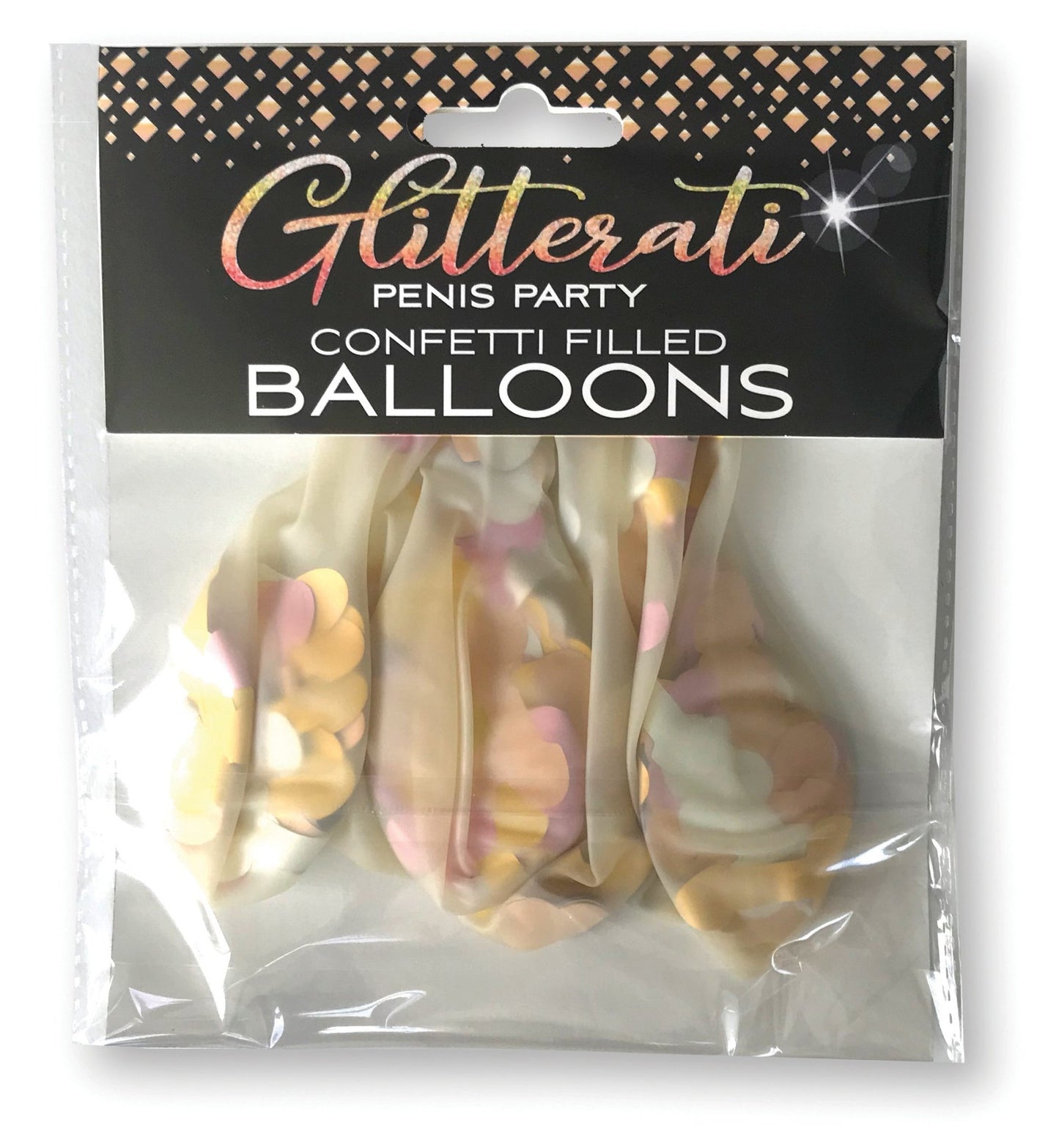 Glitterati Penis Party Confetti Balloon - Time4Task2Toys